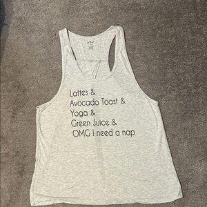 Aerie Light Gray Tank Top